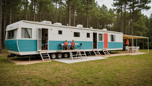 Mobil-home grand confort 8 personnes : vacances en tribu dans les landes
